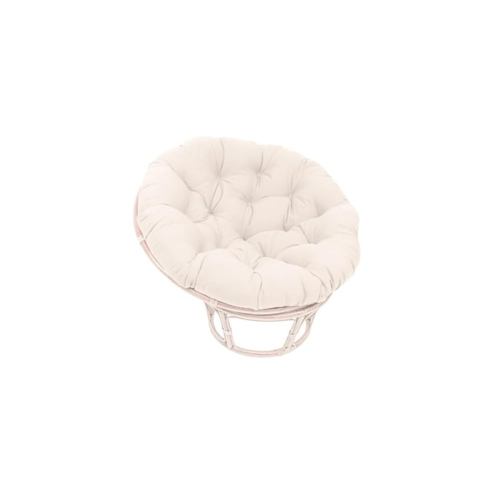 Blazing Needles Solid Twill Papasan Chair Cushion, 48" x 6" x 48", Royal Blue