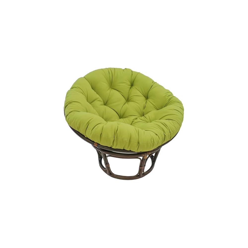 Blazing Needles Solid Twill Papasan Chair Cushion, 48" x 6" x 48", Royal Blue