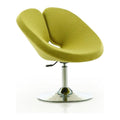 Manhattan Comfort Perch Mid Century Modern Living Room Wool Blend Adjustable Accent Chair, 27.36", Set of 1, Green