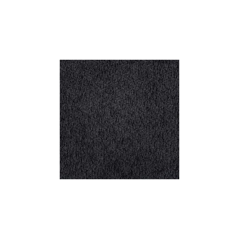Christopher Knight Home Delia 85" Rubberwood Frame Lounge Sofa Couch with Round Arm, Comfy 3-Seater Sofa Couches, Chenille Upholstered Home Sofa Living Room with Dual Accent Pillows, Black