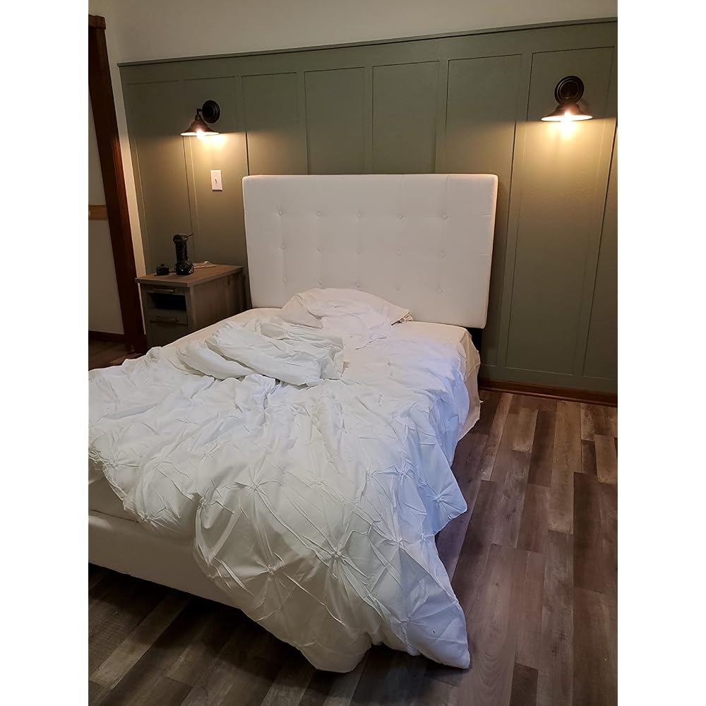 Modway Melanie Tufted Fabric Upholstered Full Platform Bed in Gray